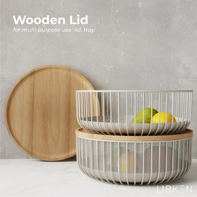 Versatile Fruit Basket with Lid